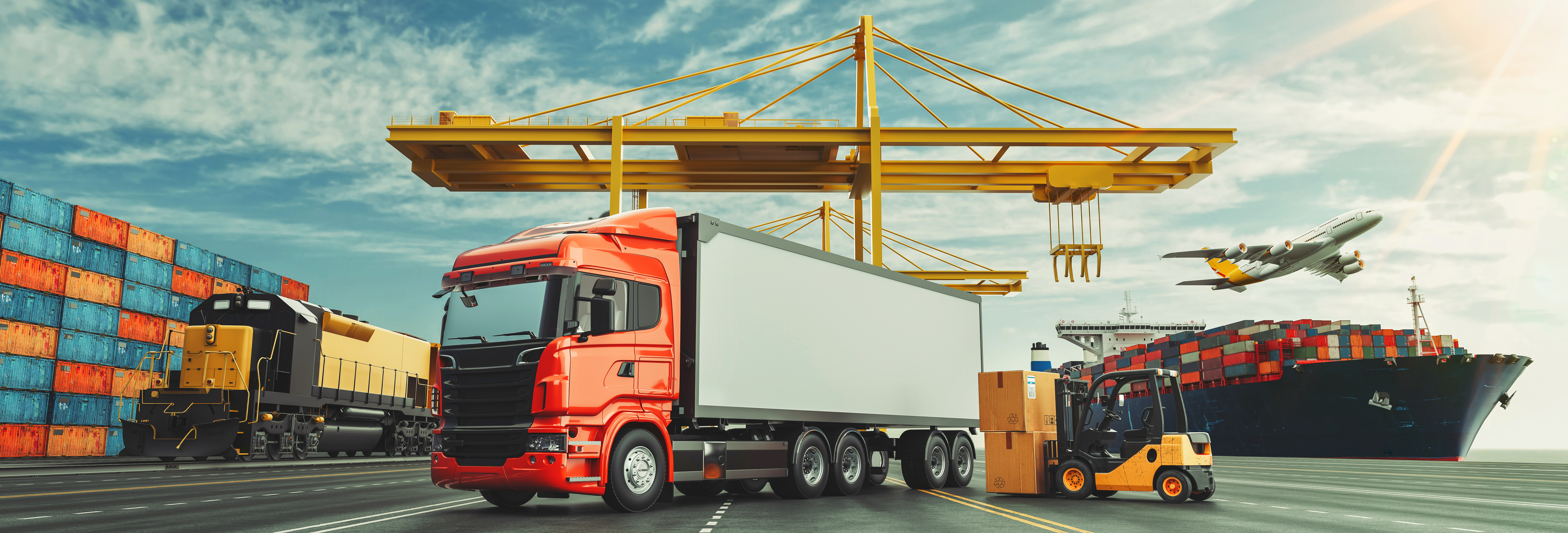 Commercial transport vehicles multimodal lanes
